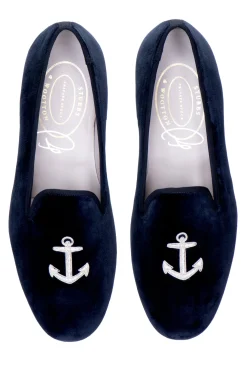 Women Stubbs & Wootton Anchor Midnight Private Stock Slipper (Women)