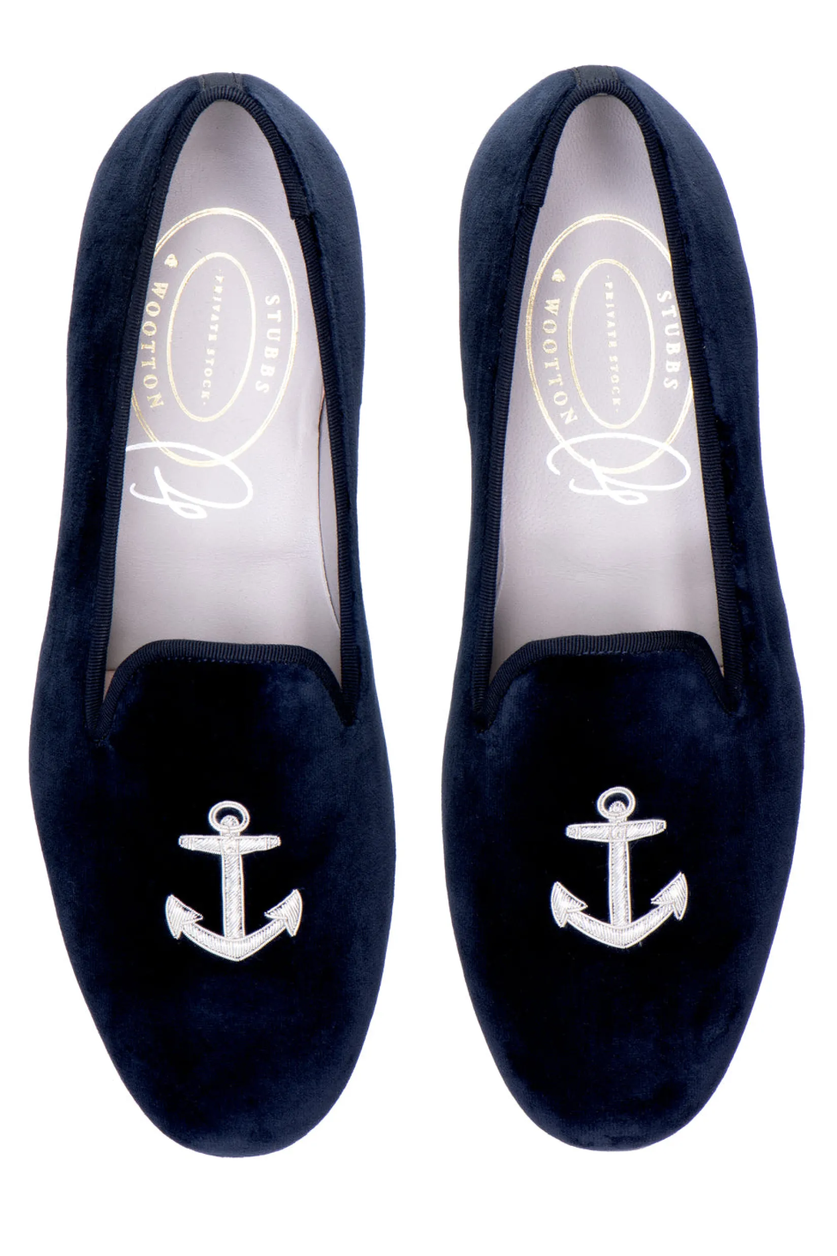 Women Stubbs & Wootton Anchor Midnight Private Stock Slipper (Women)