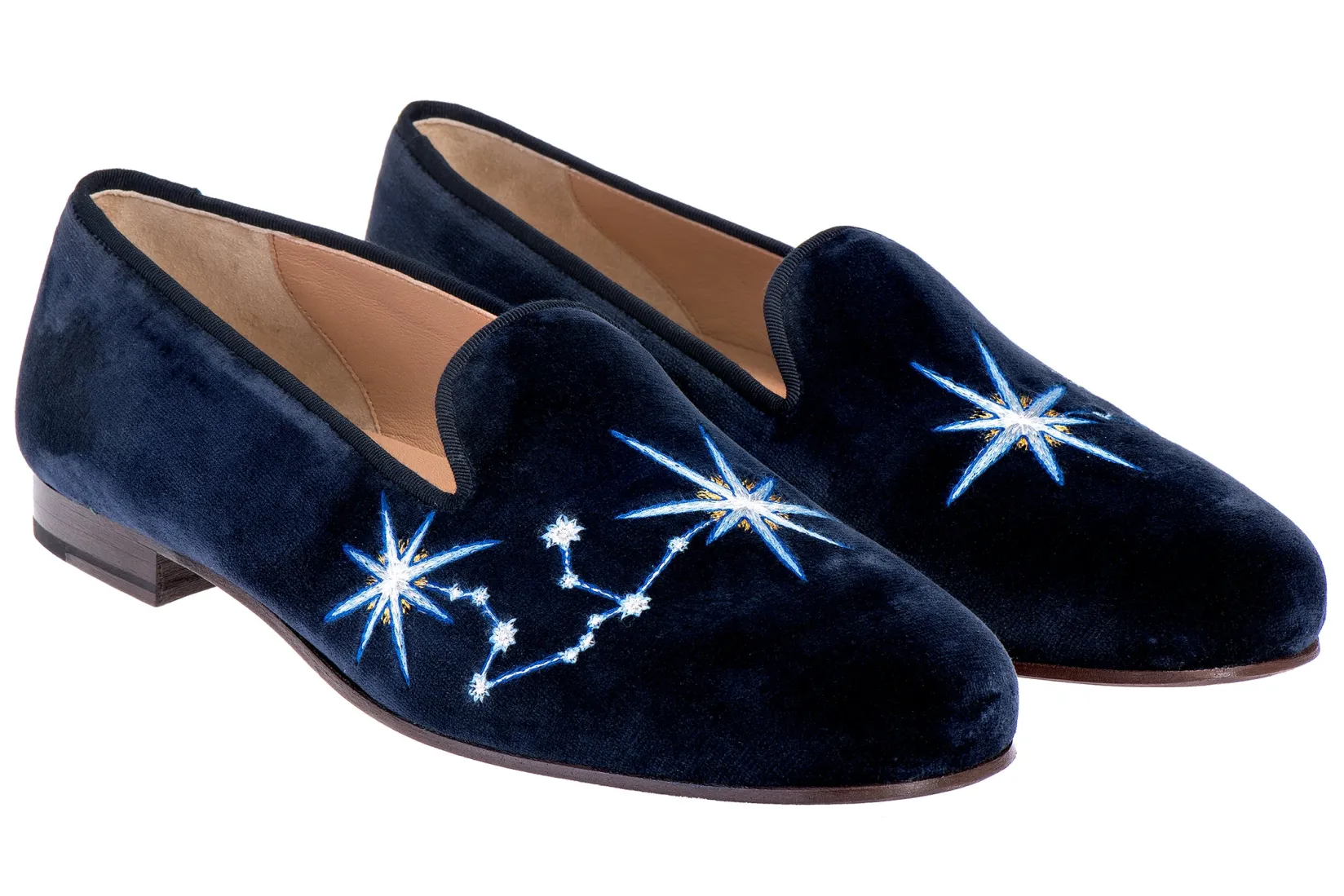 Women Stubbs & Wootton Aquarius Velvet Slipper (Women)