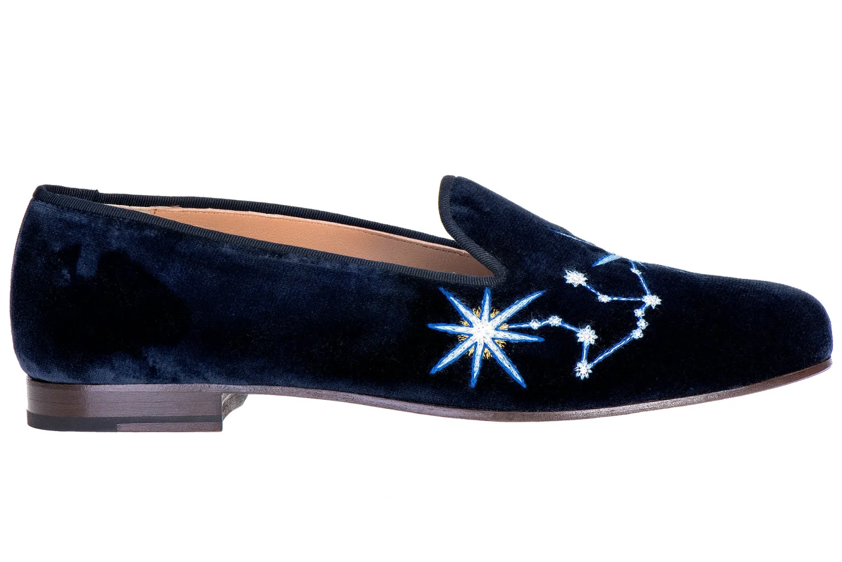 Women Stubbs & Wootton Aquarius Velvet Slipper (Women)