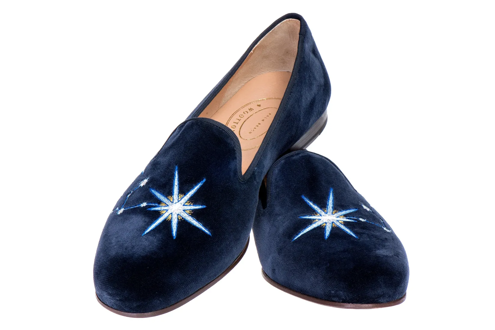 Women Stubbs & Wootton Aquarius Velvet Slipper (Women)