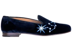 Stubbs & Wootton Aquarius Velvet Slipper (Men)