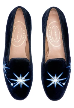 Stubbs & Wootton Aries Velvet Slipper (Men)