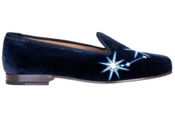 Stubbs & Wootton Aries Velvet Slipper (Men)