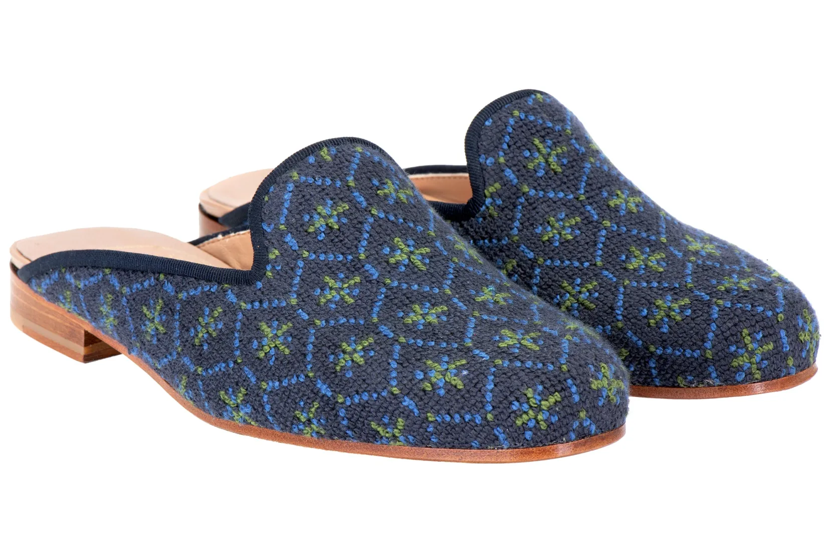 Women Stubbs & Wootton Bath Needlepoint Mule (Women)