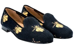 Stubbs & Wootton Bee Needlepoint Slipper (Men)