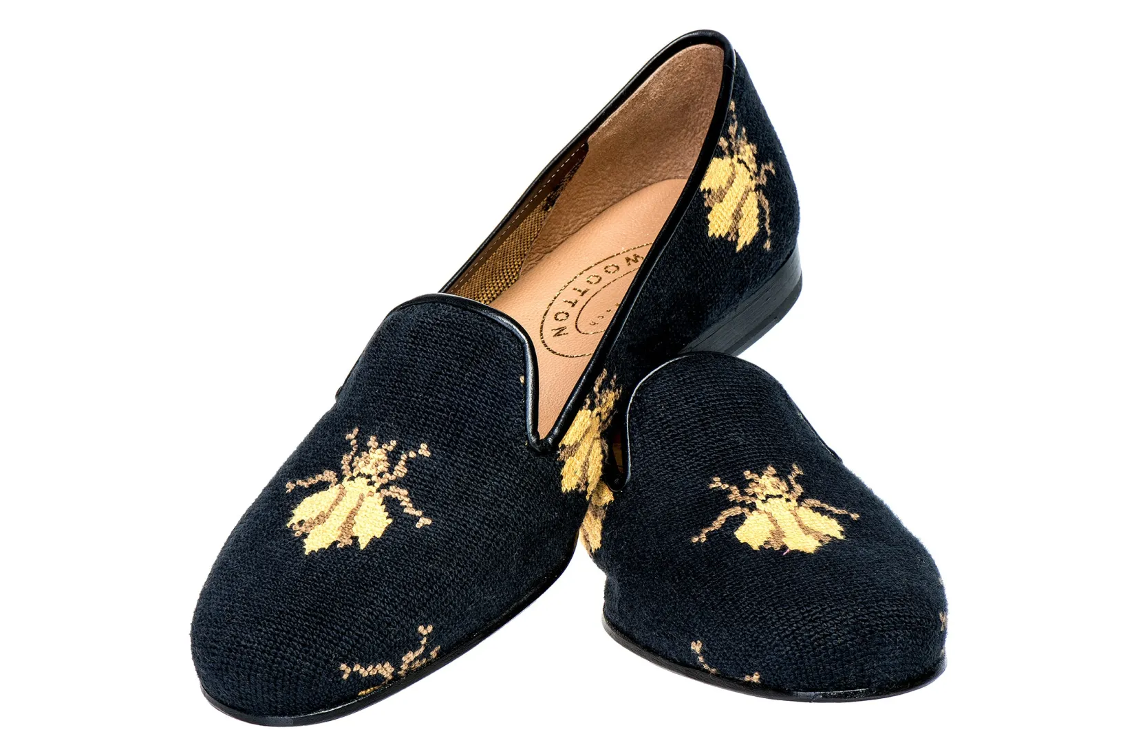 Stubbs & Wootton Bee Needlepoint Slipper (Men)