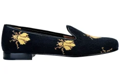 Women Stubbs & Wootton Bee Needlepoint Slipper (Women)