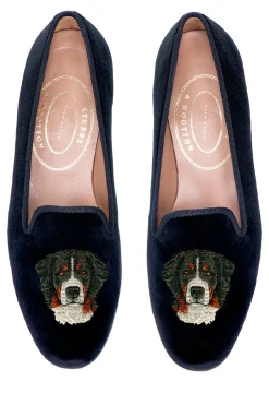 Stubbs & Wootton Bernese Velvet Slipper (Men)