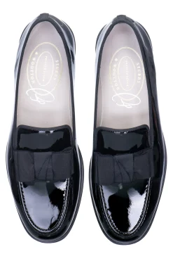 Stubbs & Wootton Bow Patent Leather Venetian (Men)
