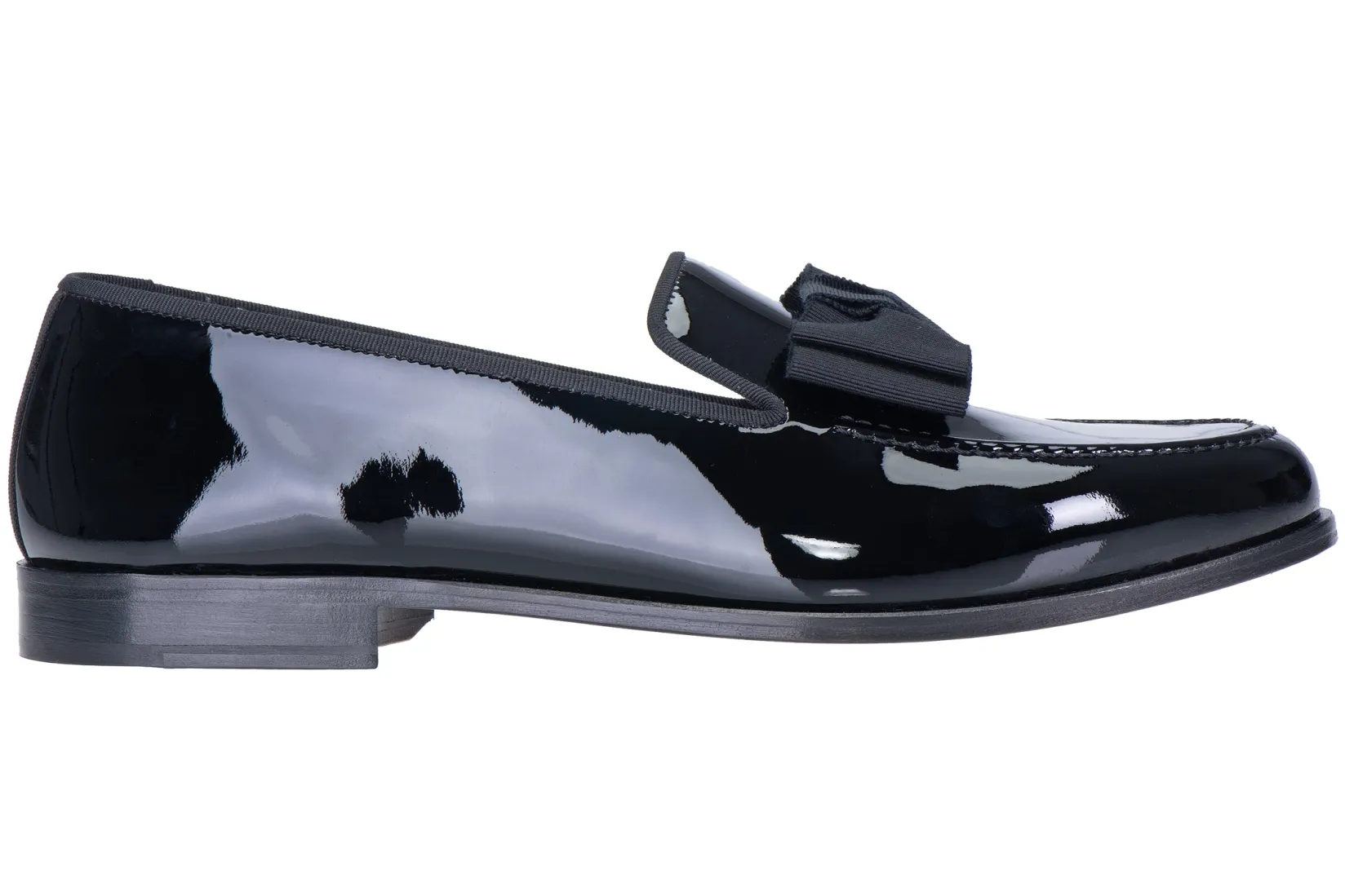 Stubbs & Wootton Bow Patent Leather Venetian (Men)