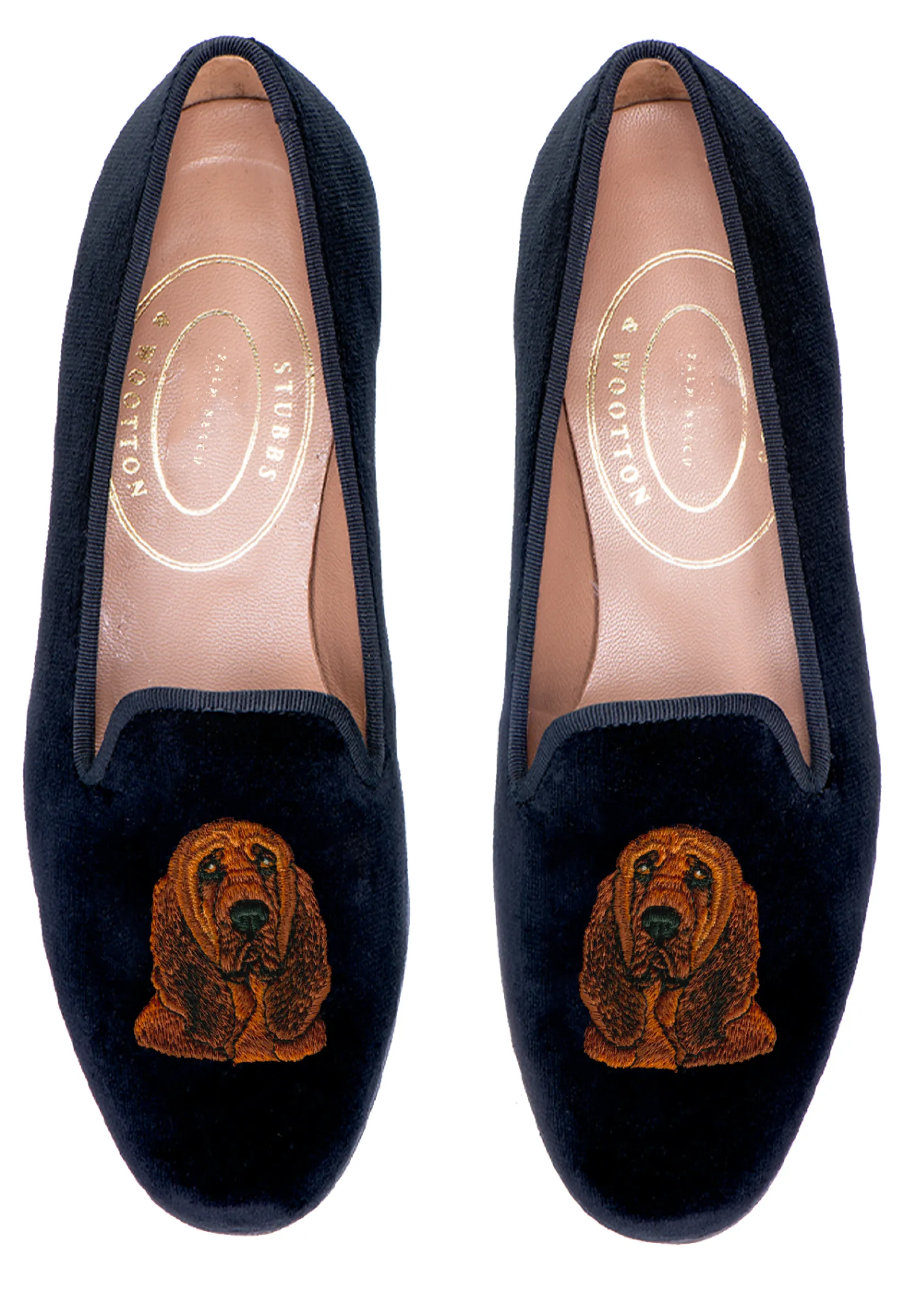 Stubbs & Wootton Bloodhound Velvet Slipper (Men)