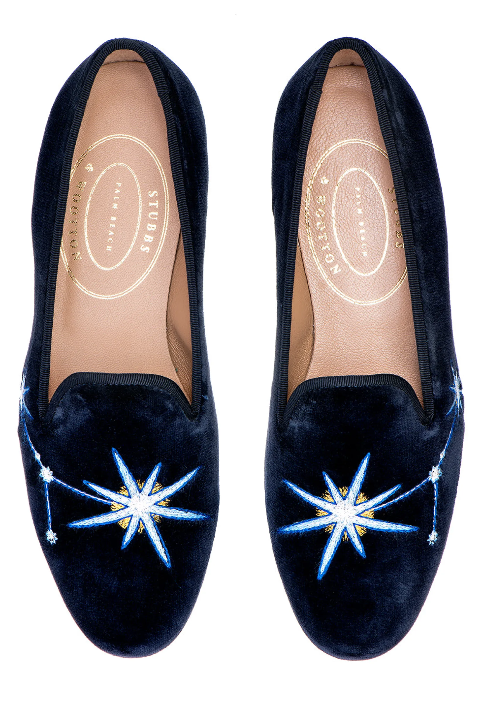 Women Stubbs & Wootton Cancer Velvet Slipper (Women)