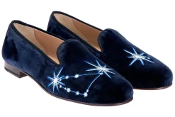Women Stubbs & Wootton Capricorn Velvet Slipper (Women)
