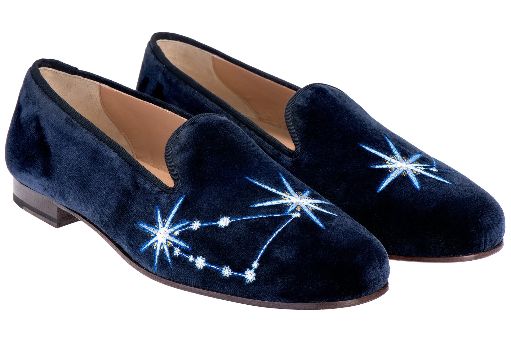 Women Stubbs & Wootton Capricorn Velvet Slipper (Women)