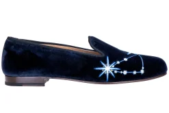 Women Stubbs & Wootton Capricorn Velvet Slipper (Women)