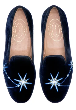Stubbs & Wootton Capricorn Velvet Slipper (Men)