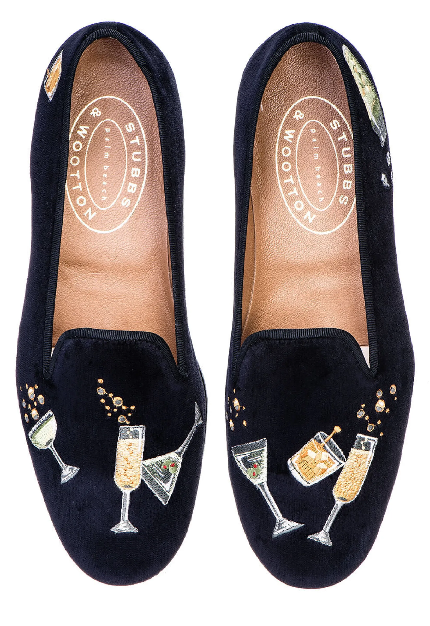 Stubbs & Wootton Celebrate Velvet Slipper (Men)