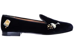 Stubbs & Wootton Celebrate Velvet Slipper (Men)