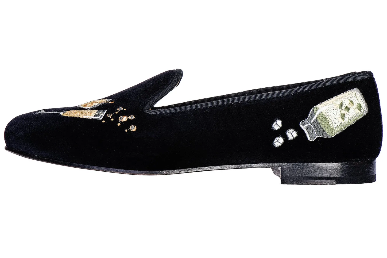 Women Stubbs & Wootton Celebrate Velvet Slipper (Women)