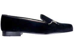 Stubbs & Wootton Cheetah Velvet Slipper (Men)