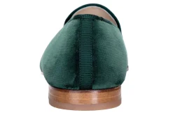 Stubbs & Wootton Cheetah Evergreen Velvet Slipper (Men)