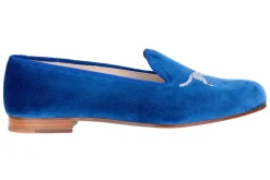 Stubbs & Wootton Cheetah Velvet Slipper (Men)