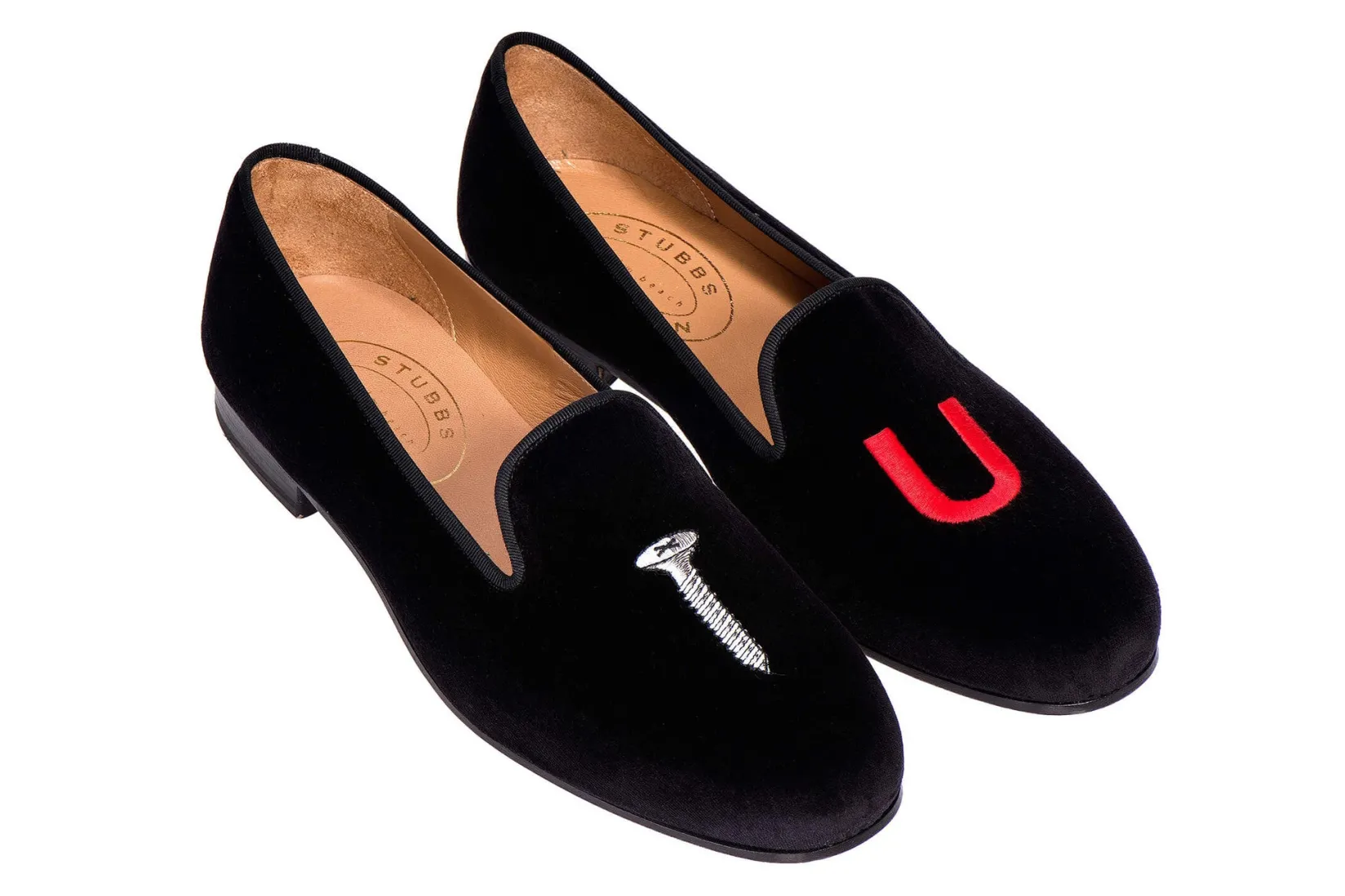 Stubbs & Wootton College Velvet Slipper (Men)