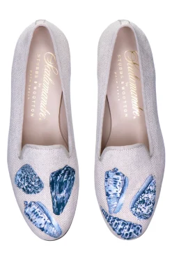 Stubbs & Wootton Coquina Linen Slipper (Men)