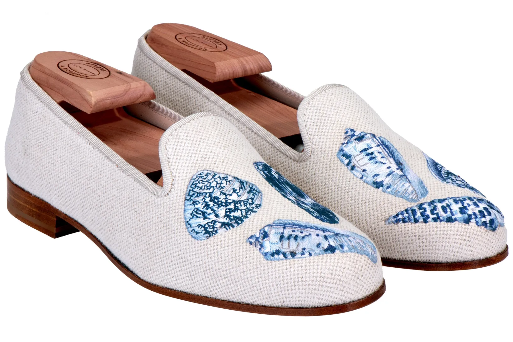 Stubbs & Wootton Coquina Linen Slipper (Men)