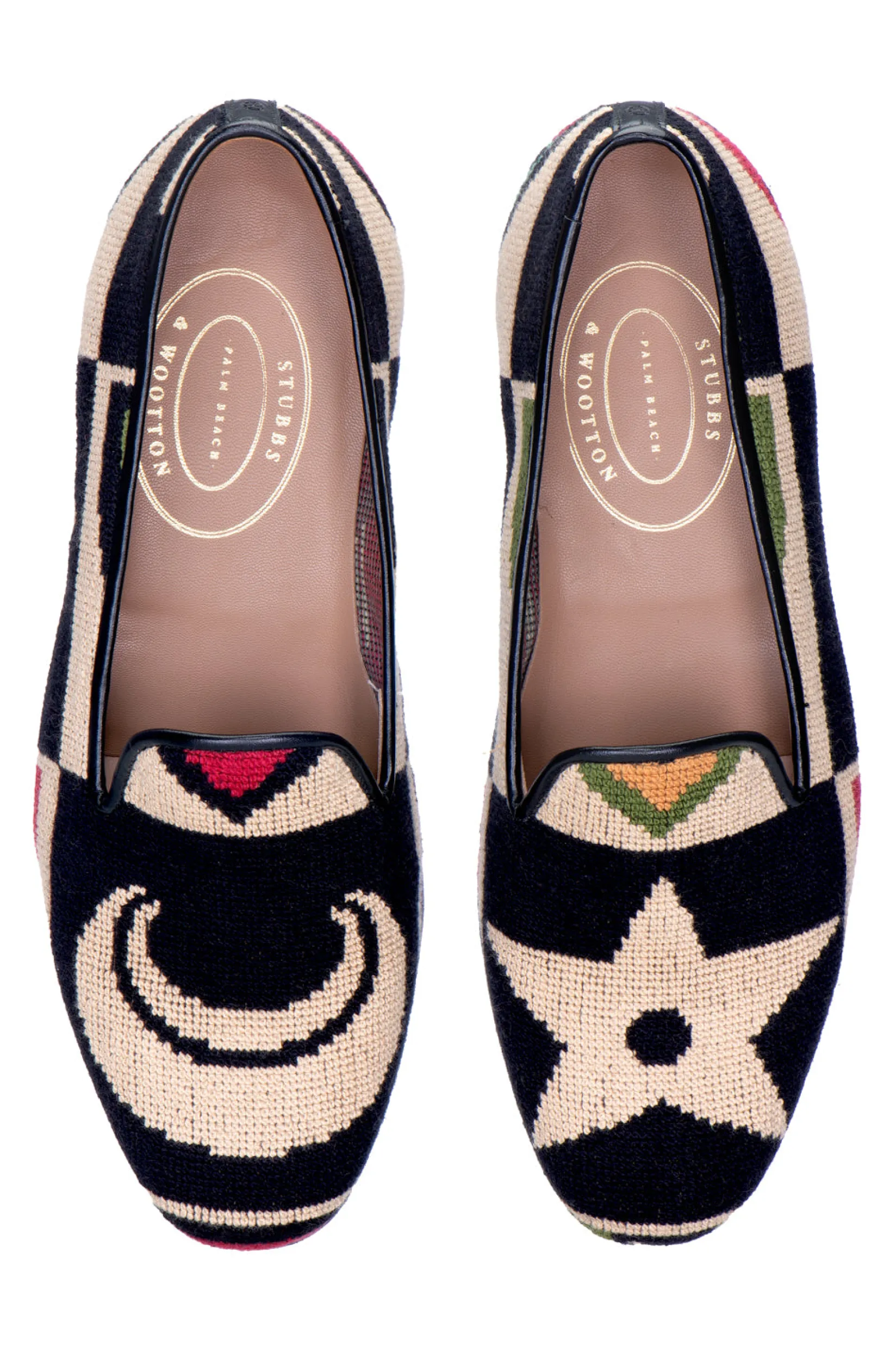 Stubbs & Wootton Crest Needlepoint Slipper (Men)