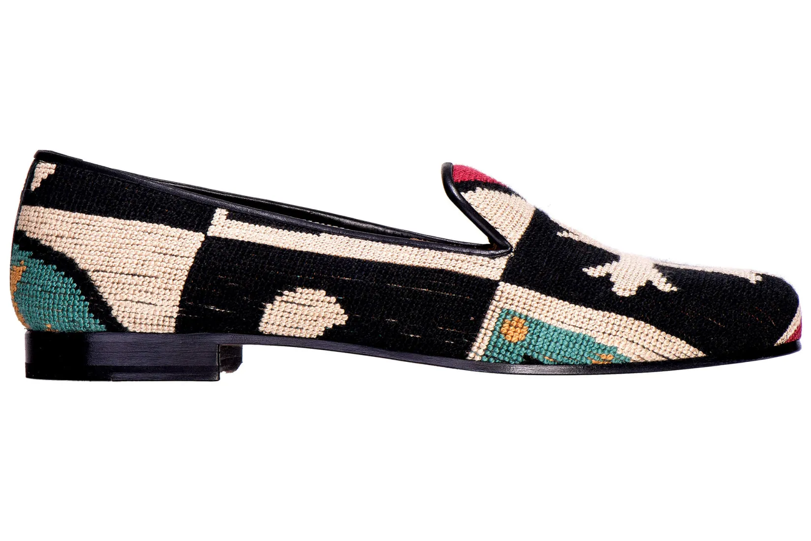Stubbs & Wootton Crest Needlepoint Slipper (Men)