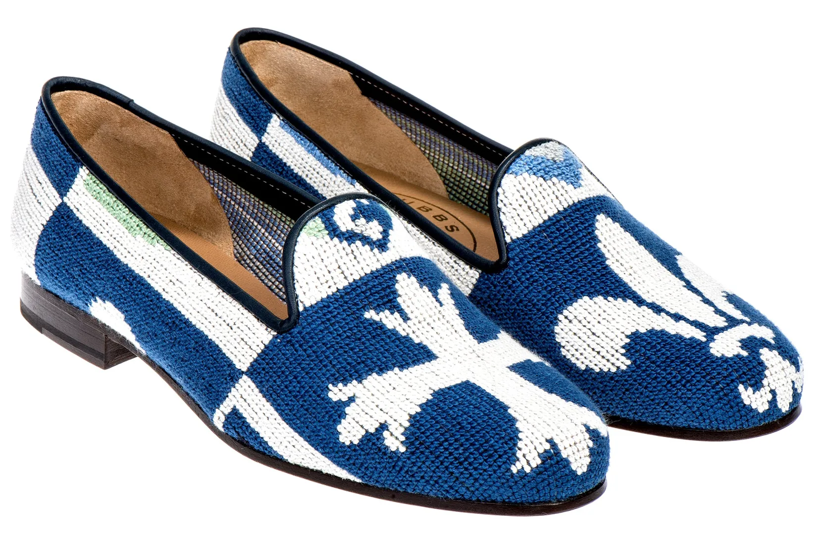 Stubbs & Wootton Crest Needlepoint Slipper (Men)