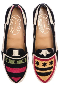 Stubbs & Wootton Crest Needlepoint Slipper (Men)