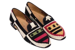 Stubbs & Wootton Crest Needlepoint Slipper (Men)