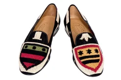 Stubbs & Wootton Crest Needlepoint Slipper (Men)