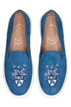 Women Stubbs & Wootton Crest Jeans Suede Sneaker (Women)