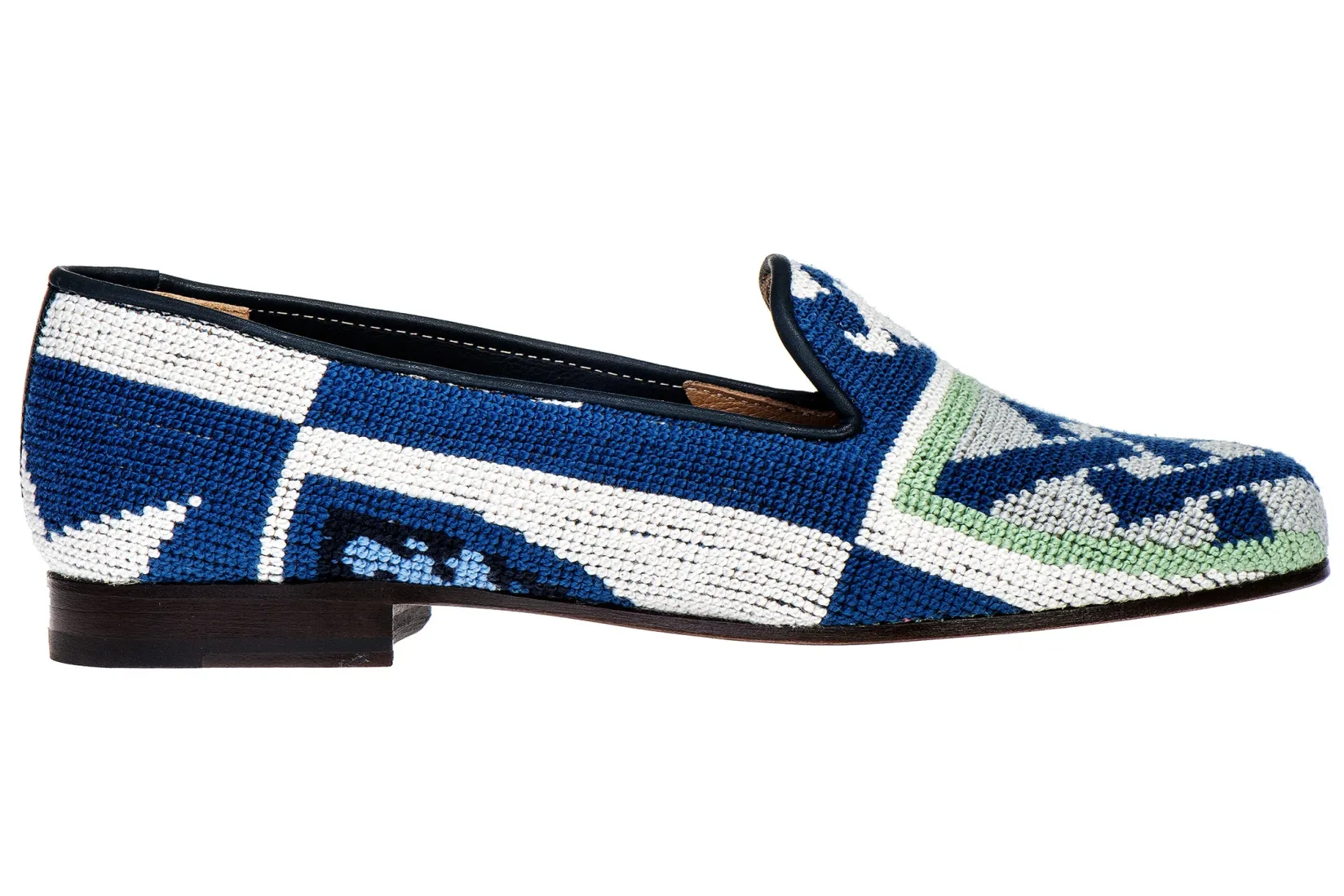 Stubbs & Wootton Crest Needlepoint Slipper (Men)
