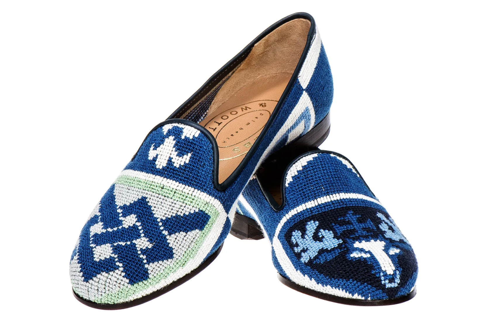 Stubbs & Wootton Crest Needlepoint Slipper (Men)
