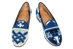 Stubbs & Wootton Crest Needlepoint Slipper (Men)