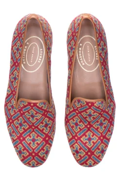 Stubbs & Wootton Cuenca Needlepoint Slipper (Men)