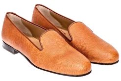 Stubbs & Wootton Football Leather Slipper (Wide)