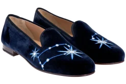 Women Stubbs & Wootton Gemini Velvet Slipper (Women)