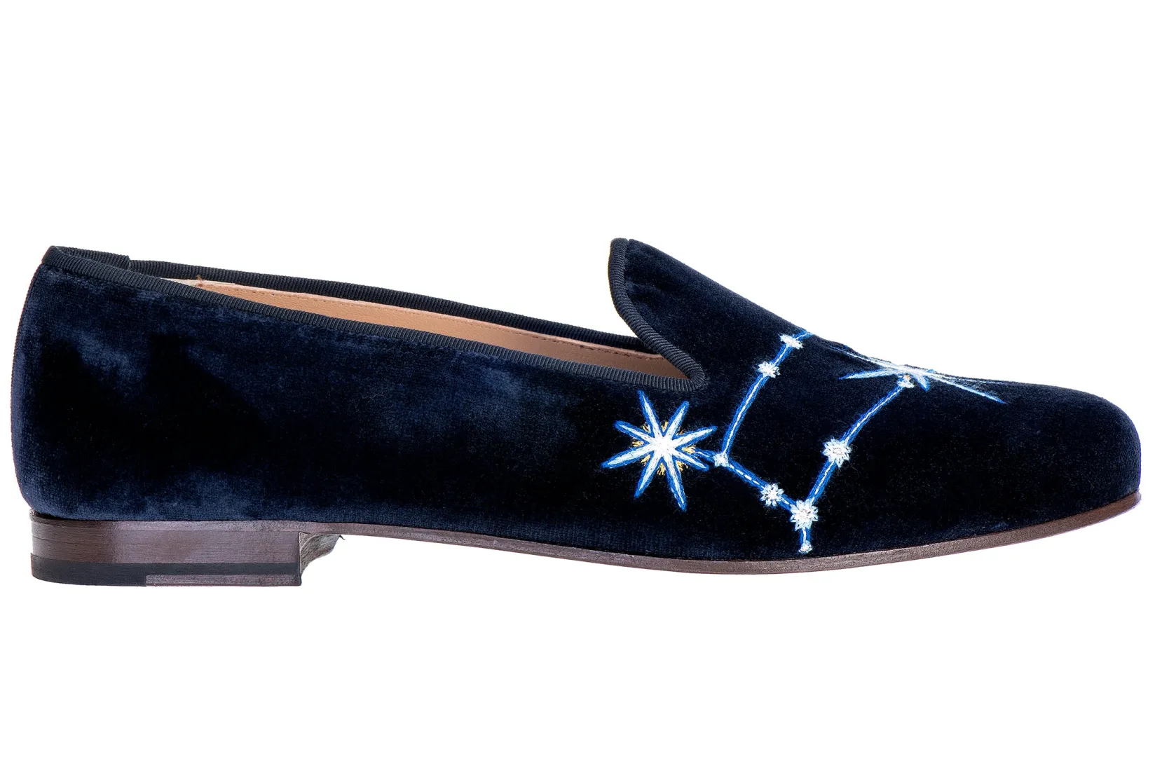 Women Stubbs & Wootton Gemini Velvet Slipper (Women)