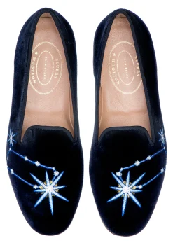 Stubbs & Wootton Gemini Velvet Slipper (Men)