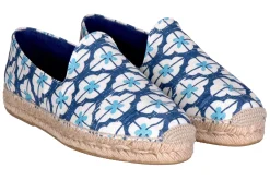 Stubbs & Wootton Geometric Indigo Gatsby (Men)