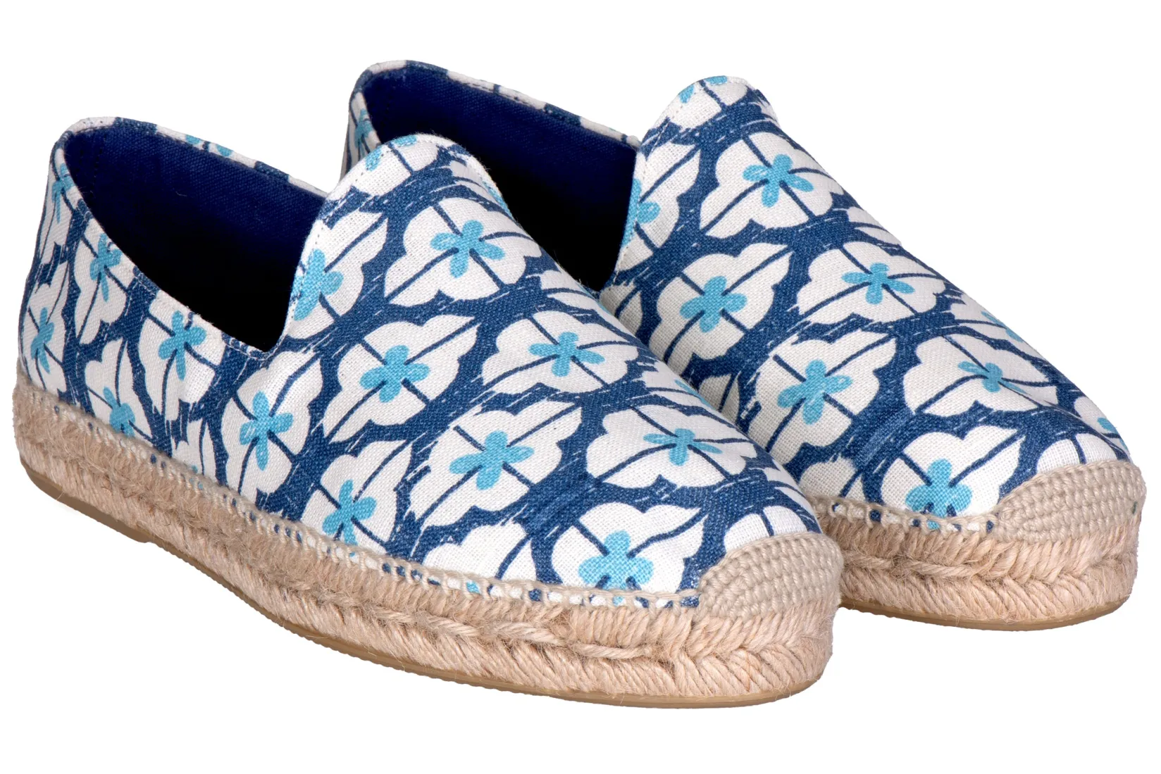Stubbs & Wootton Geometric Indigo Gatsby (Men)