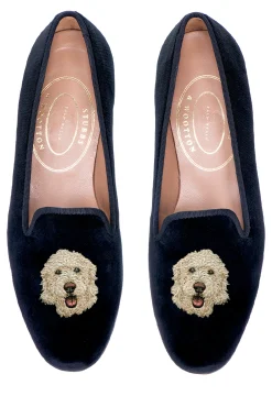 Stubbs & Wootton GoldenDoodle Velvet Slipper (Men)