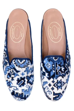 Women Stubbs & Wootton Heriz Needlepoint Mule (Women)