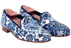 Women Stubbs & Wootton Heriz Needlepoint Slipper (Women)